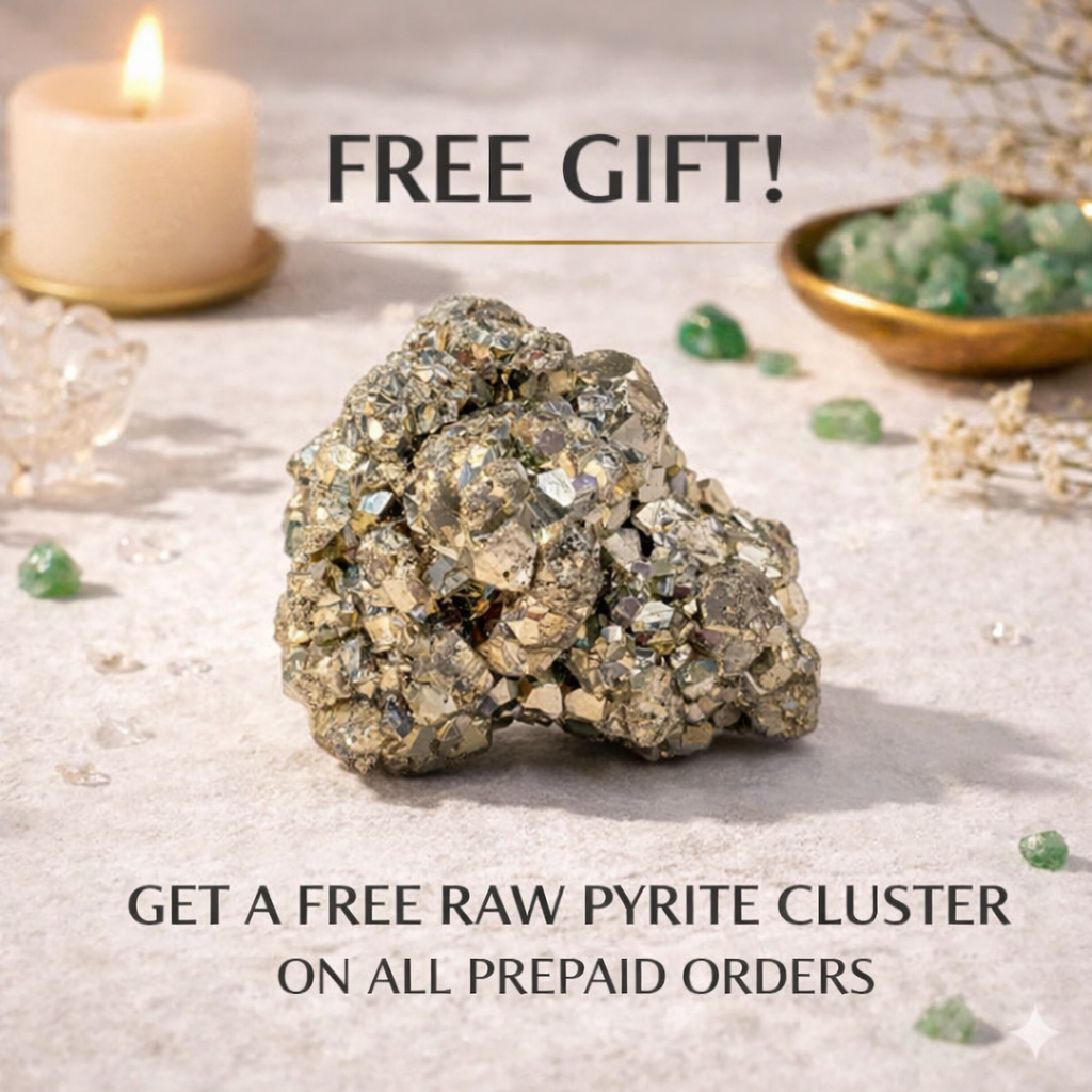 Raw Pyrite Anklet & Bracelet Couple Jewelry Set