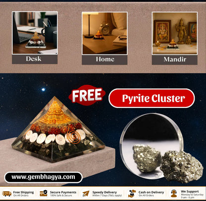 Pyrite Lakshmi Pyramid (Large)