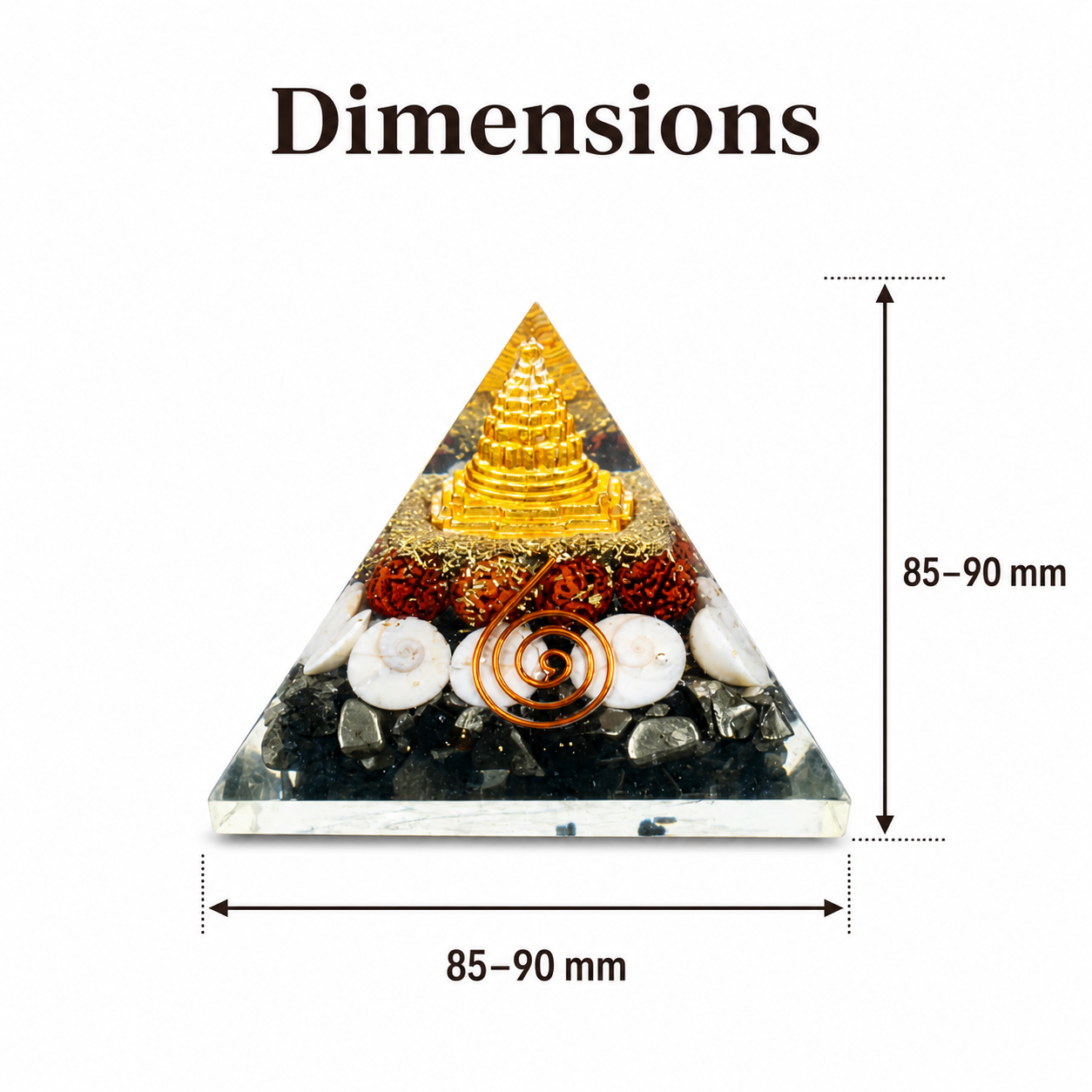 Pyrite Lakshmi Pyramid (Large)