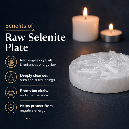 Wealth Crystal Kit – Pyrite Anklet, Bracelet & Selenite Plate