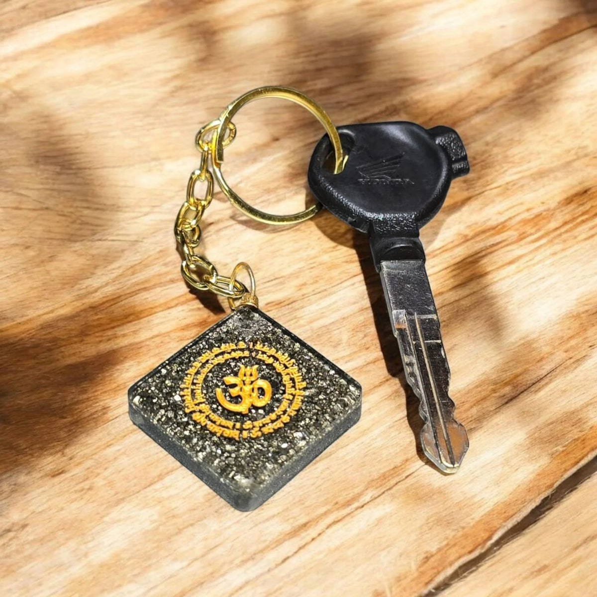 Pyrite Dhan Varsha Keychain (Buy1 Get1 Free)